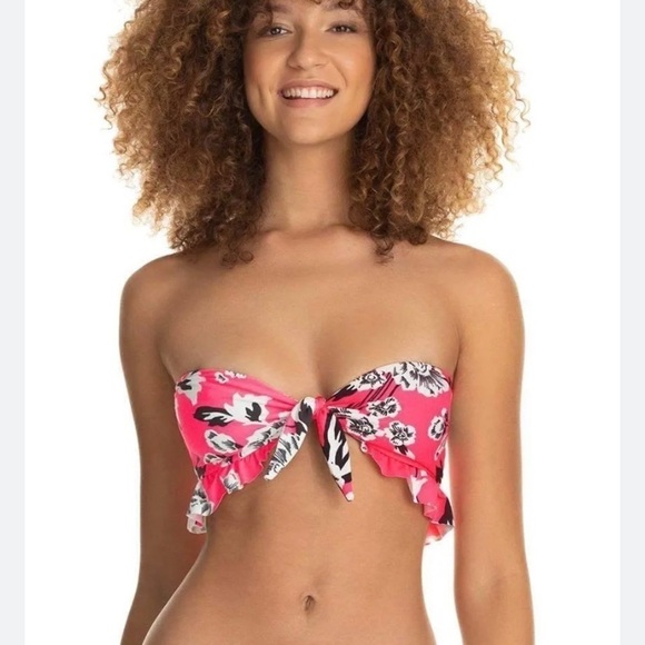 Maaji Floral multi wear bandeau bikini top NWT - Picture 3 of 12